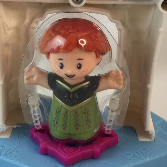 Fisher Price Little People Frozen Anna of Arendelle Elsas Palace Olaf Cocoa Cafe - Picture 7 of 10